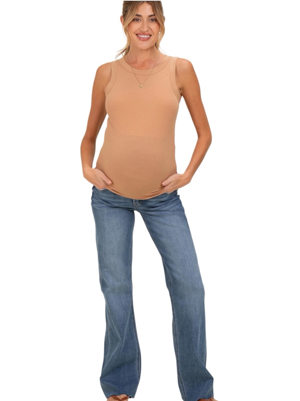 Pinkblush Denim Straight Leg Maternity Jeans